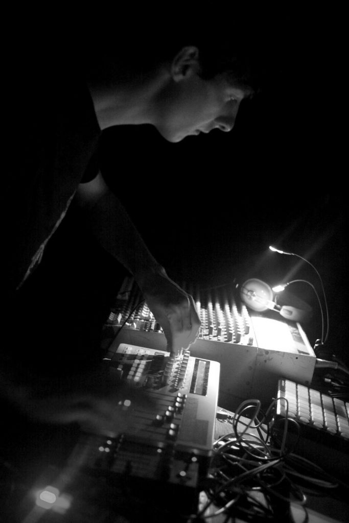 Mekoor working the decks